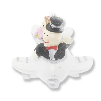 12 Adet Uçakta Gelin Damat Biblo 3 Boyutlu