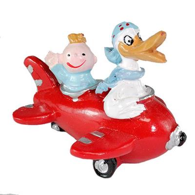 12 Adet Uçakta Leylek Ve Bebek Biblo