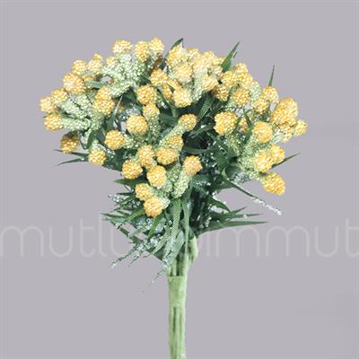 12 Demet (144 Adet ) Parlak Simli Tomurcuk Pıtırcık Çiçek