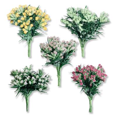 12 Demet (144 Adet ) Parlak Simli Tomurcuk Pıtırcık Çiçek