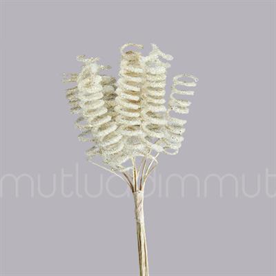 12 Demet (144 Adet) Spiral Simli Parlak Çiçek