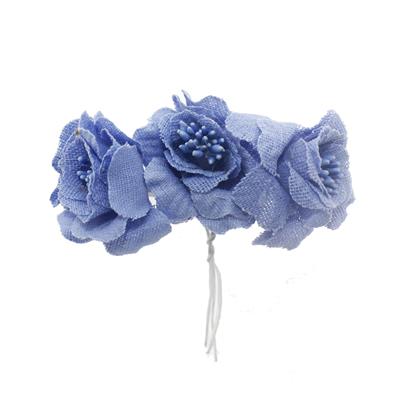 12 Demet (36 Adet) Tomurcuklu Keten Gül Çiçek