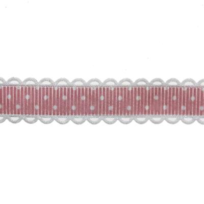 1,5cm x 20metre Puanlı Grogren Kurdela Kenarı Oyalı