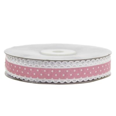 1,5cm x 20metre Puanlı Grogren Kurdela Kenarı Oyalı