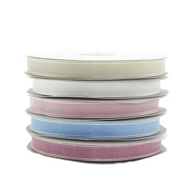 1,5cm x 45metre Kenarı Dikişli Organze Kumaş Kurdela