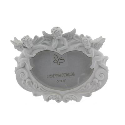 17x19cm Fotoğraf Çerçevesi Kalp Melekli