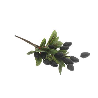 18x10cm Yapay Zeytin Dalı Çiçeği
