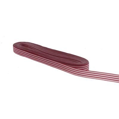 1cm x 10metre Çizgili Kumaş Kurdela