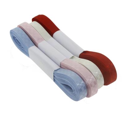 1cm x 10metre Kare Desenli Kurdela Ekoseli Saten