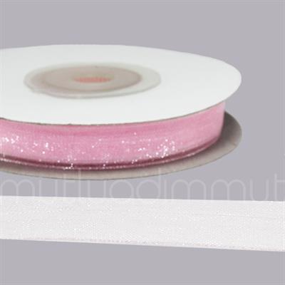 1cm X 22,5metre Düz Organze Kurdela