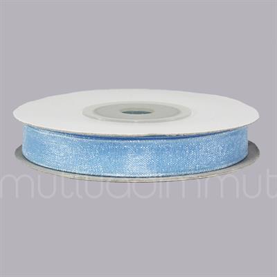 1cm X 22,5metre Düz Organze Kurdela