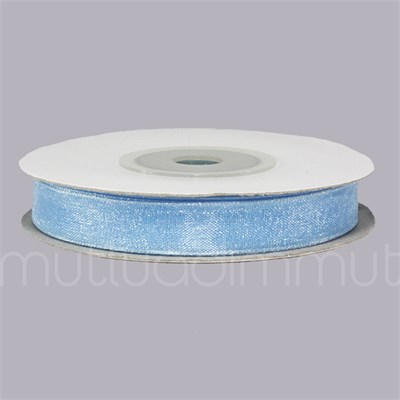 1cm X 22,5metre Düz Organze Kurdela