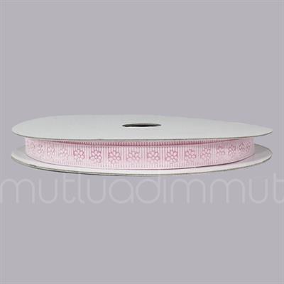 1cm X 22metre Çiçek Desenli Grogren Kurdela