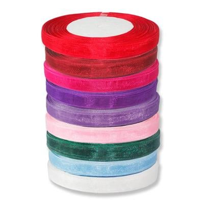 1cm X 50metre Düz Organze Kurdela