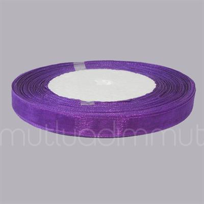 1cm X 50metre Düz Organze Kurdela