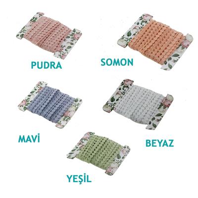 1cm x 5metre Koton Pamuk Dantel Kurdela