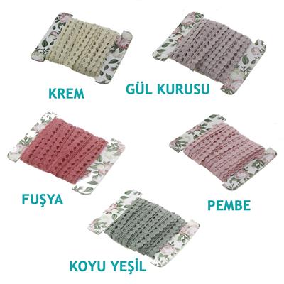 1cm x 5metre Koton Pamuk Dantel Kurdela