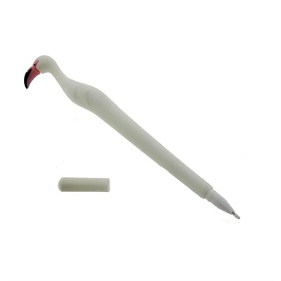 2 Adet Flamingo Tükenmez Kalem Pembe Beyaz