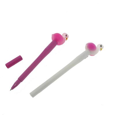 2 Adet Led Işıklı Flamingo Tükenmez Kalem