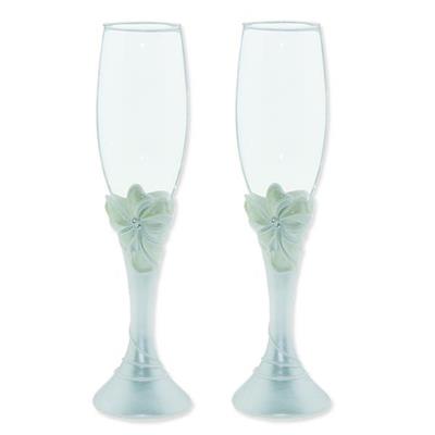 2 Adet Sedefli Cam Kadeh