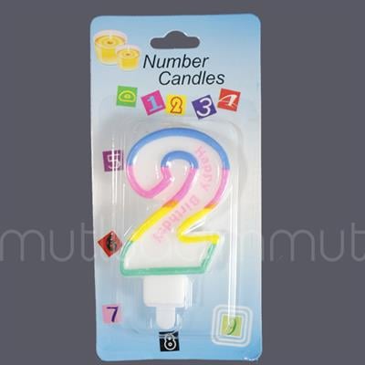 2 Yaş Doğum Günü Mum