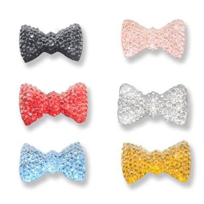 20 Adet 2x1cm Minik Akrilik Taşlı Fiyonk