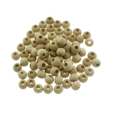 200 Adet 10mm (1cm) Ahşap Boncuk Delikli