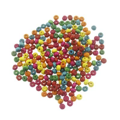 200 Adet 5mm (0,5cm) Delikli Ahşap Boncuk