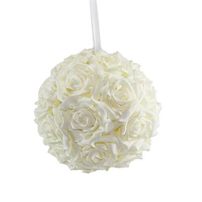 20cm Çapında Organizasyon Askılı Çiçek Topu Gül