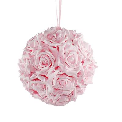 20cm Çapında Organizasyon Askılı Çiçek Topu Gül
