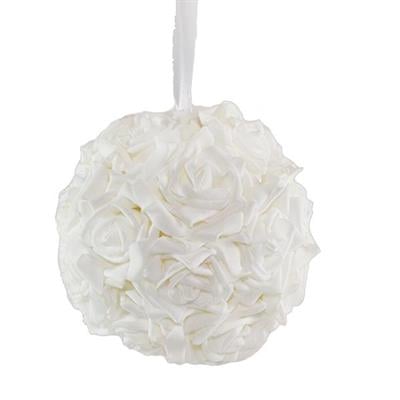 20cm Çapında Organizasyon Askılı Çiçek Topu Gül