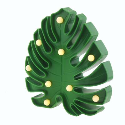 20cm Led Işıklı Plastik Yaprak Gece Lambası