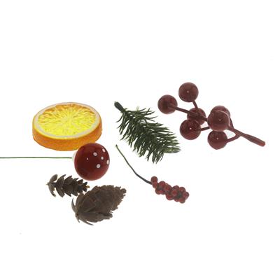 21 Parça Yılbaşı Dekorasyon Seti 3er Adet