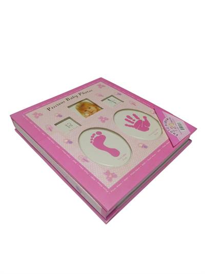 23x25cm Bebek Fotoğraf Albümü Bölme Kapaklı 120li