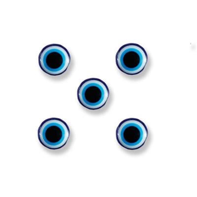 24 Adet 0,9cm Adet Düz Nazar Boncuğu