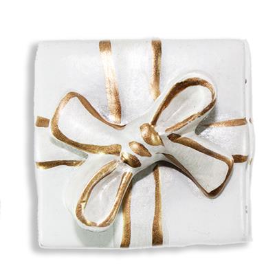 24 Adet Fiyonklu Kare Kutu Biblo 3x4cm