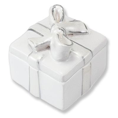 24 Adet Fiyonklu Kare Kutu Biblo 3x4cm