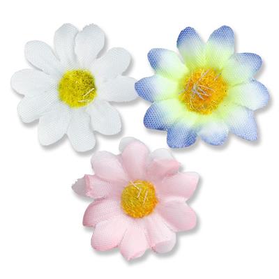 24 Adet Plastik Saplı Papatya