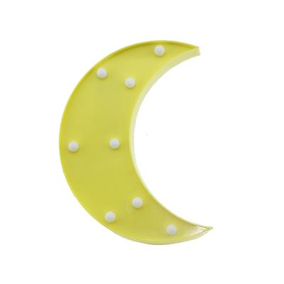 24cm Led Işıklı Plastik Ay Dede Gece Lambası