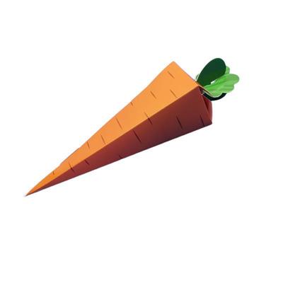 25 Adet 4x21cm Demonte Havuç Karton Kutu Külah