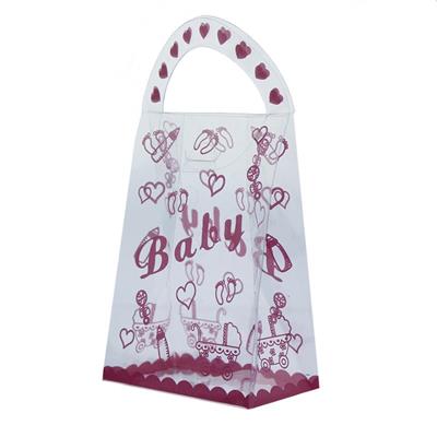 25 Adet 7x13cm Baby Yazılı Asetat Çanta