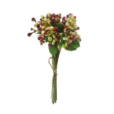 25cm Berry 6lı Meyve Yapay Çiçek Tomurcuk
