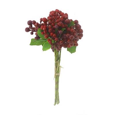 25cm Berry 6lı Meyve Yapay Çiçek Tomurcuk