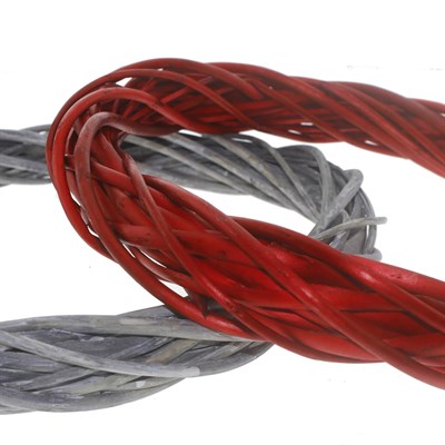 25cm Kapı Süsü Çelengi Doğal Ahşap