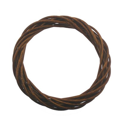 25cm Kapı Süsü Çelengi Doğal Ahşap