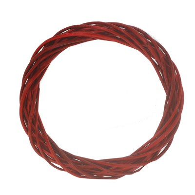 25cm Kapı Süsü Çelengi Doğal Ahşap