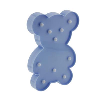 25cm Led Işıklı Plastik Ayıcık Gece Lambası