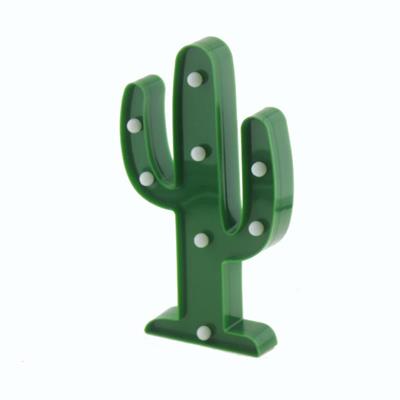 25cm Led Işıklı Plastik Kaktüs Gece Lambası