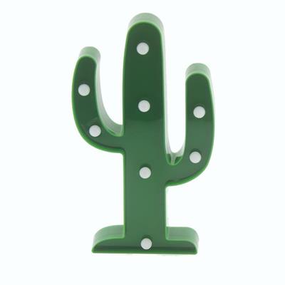 25cm Led Işıklı Plastik Kaktüs Gece Lambası