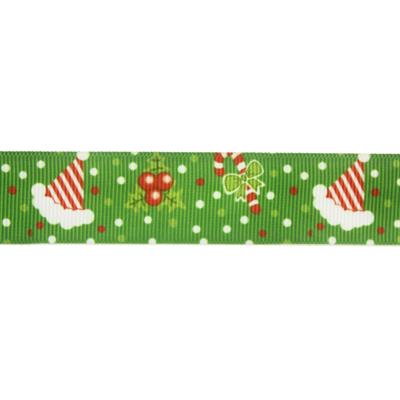 2,5cm x 5metre Grogren Yılbaşı Kurdela Şapkalı No: 8